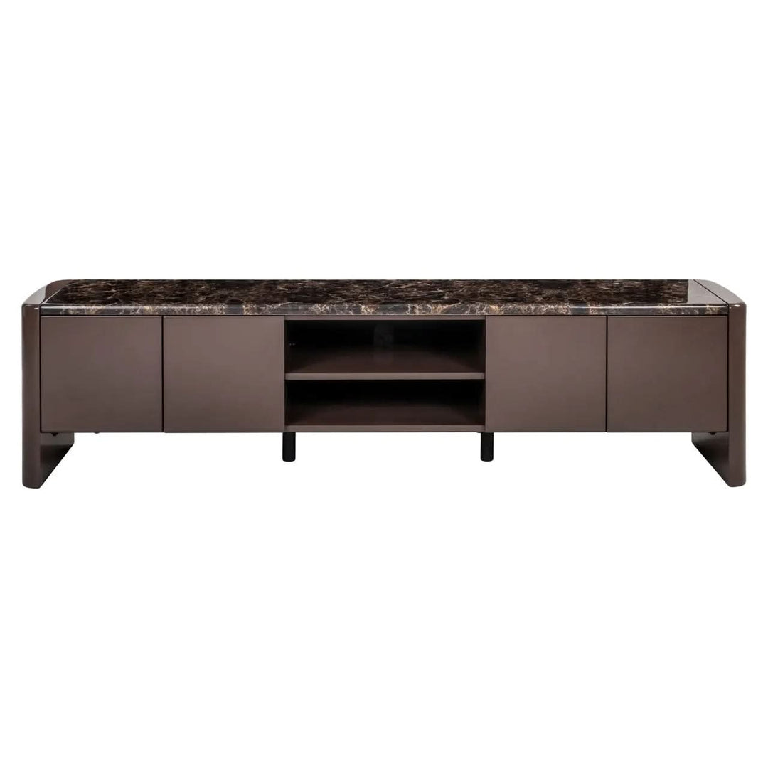 Richmond Interiors Almundi Chocolate Brown TV Cabinet