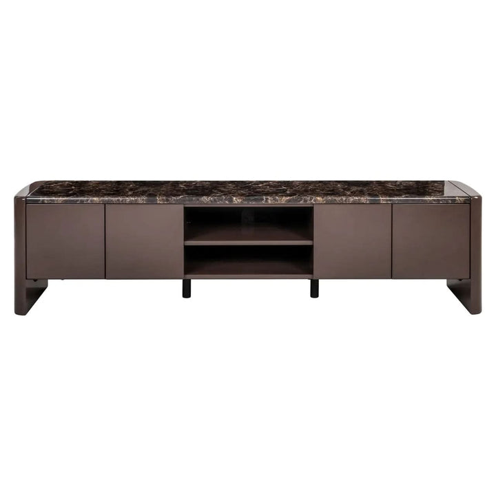 Richmond Interiors Almundi Chocolate Brown TV Cabinet