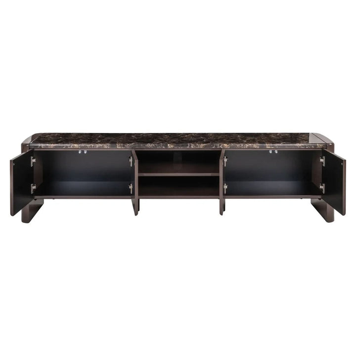 Richmond Interiors Almundi Chocolate Brown TV Cabinet