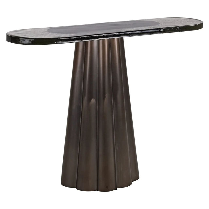 Richmond Interiors Barwick Brass Antique Console Table
