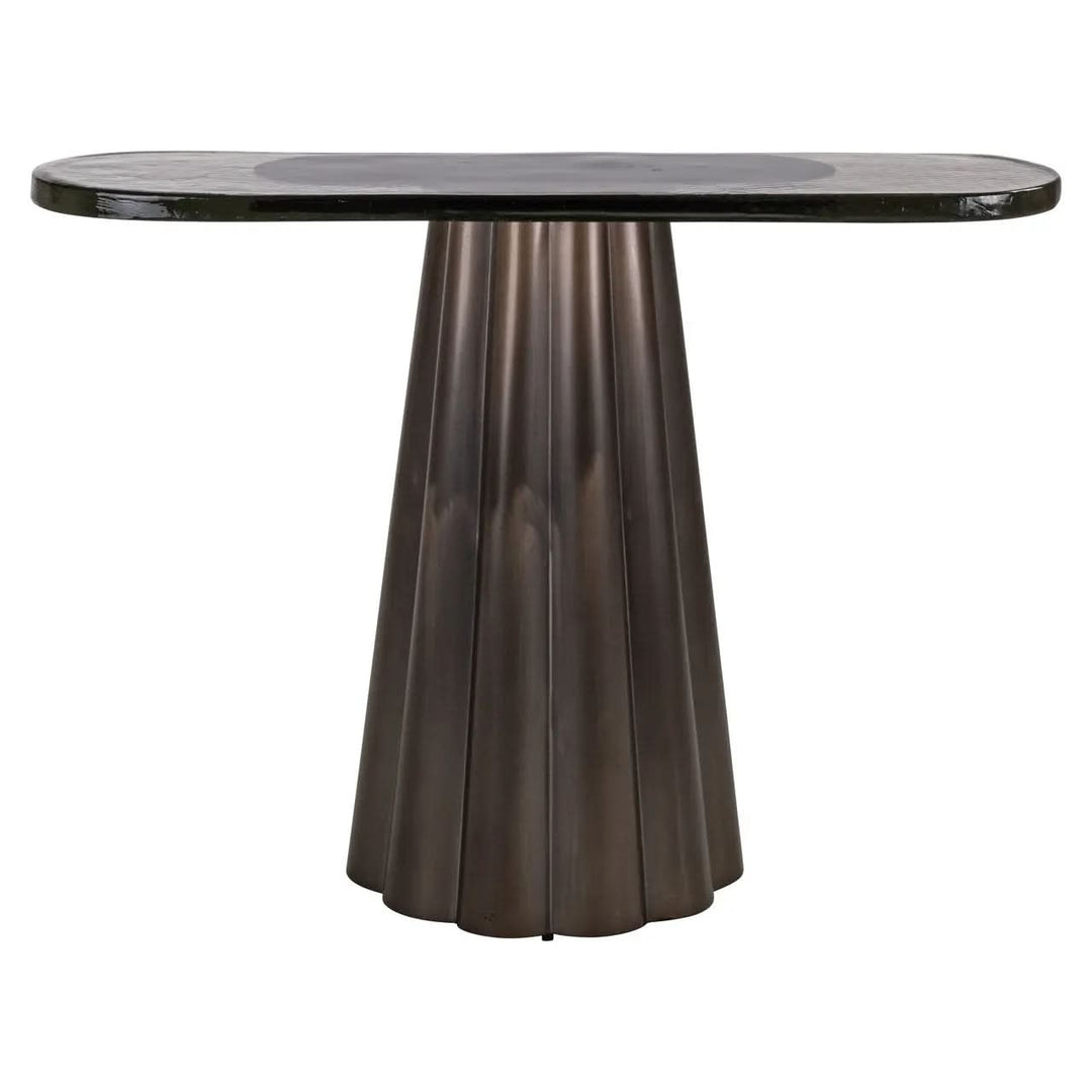 Richmond Interiors Barwick Brass Antique Console Table