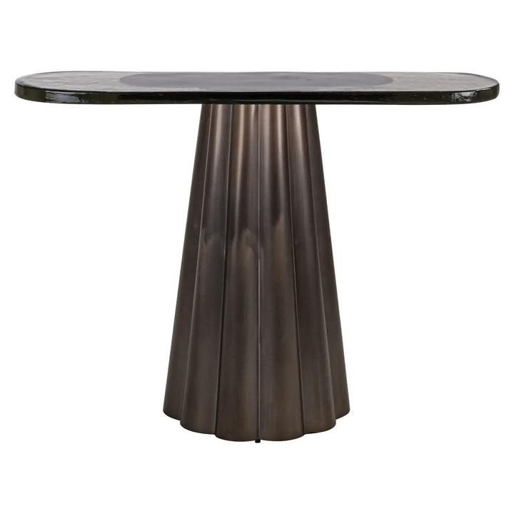 Richmond Interiors Barwick Brass Antique Console Table