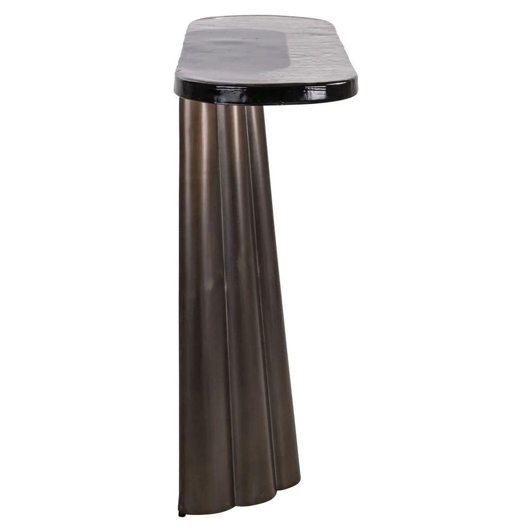 Richmond Interiors Barwick Brass Antique Console Table