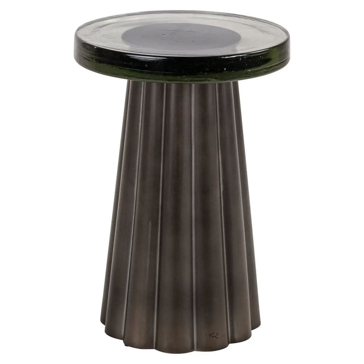 Richmond Interiors Barwick Brass Antique End Table