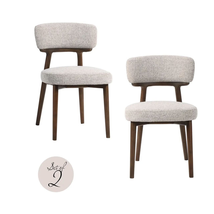 Richmond Interiors Basker Natural Fancy Dining Chair (Set of 2)