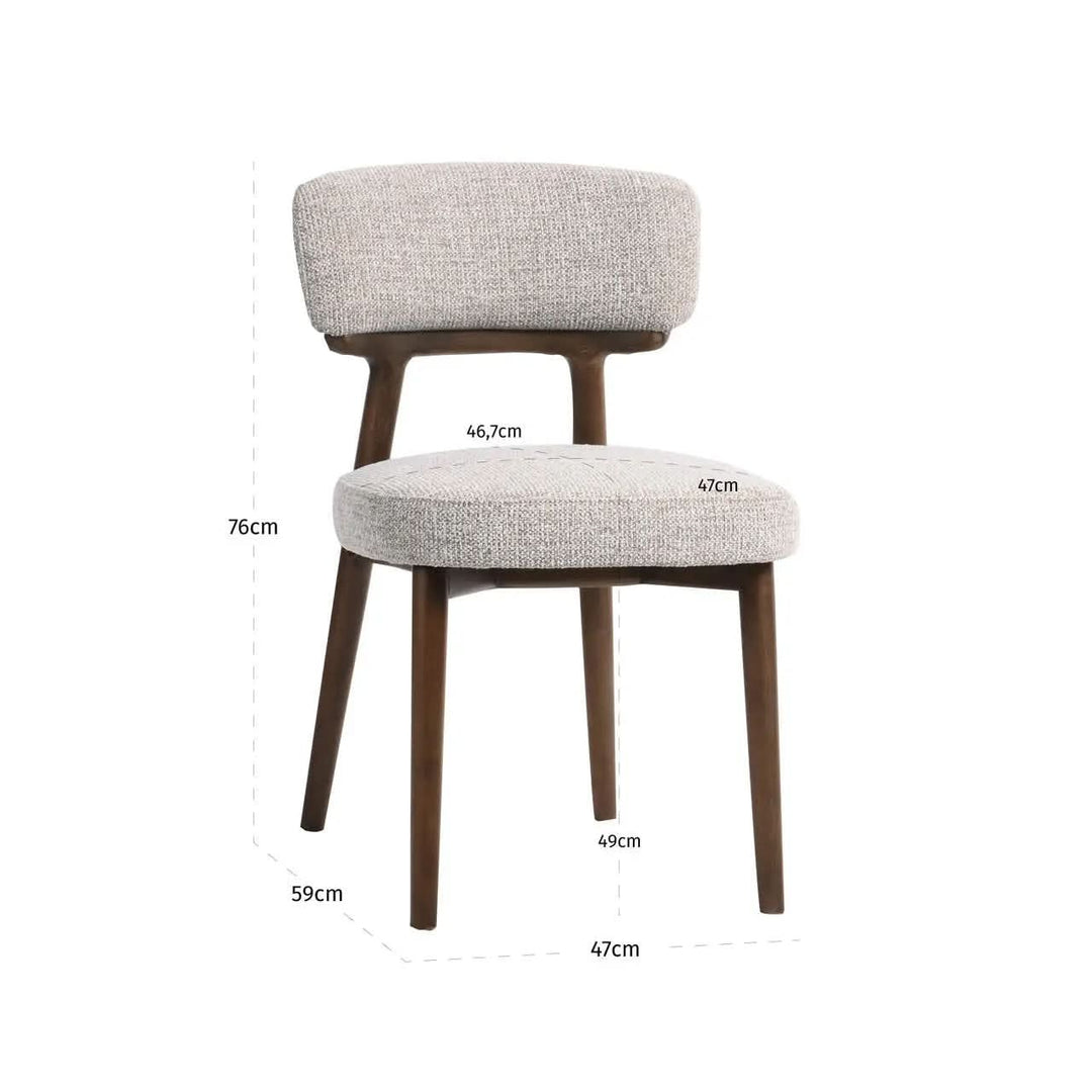 Richmond Interiors Basker Natural Fancy Dining Chair (Set of 2)
