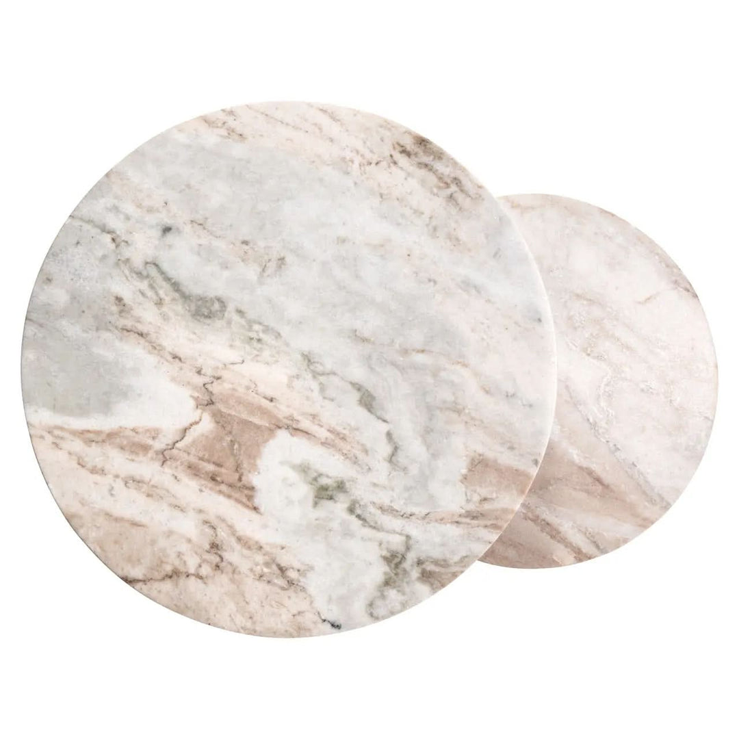 Richmond Interiors Bottega Blush Beige End Table (Set of 2)