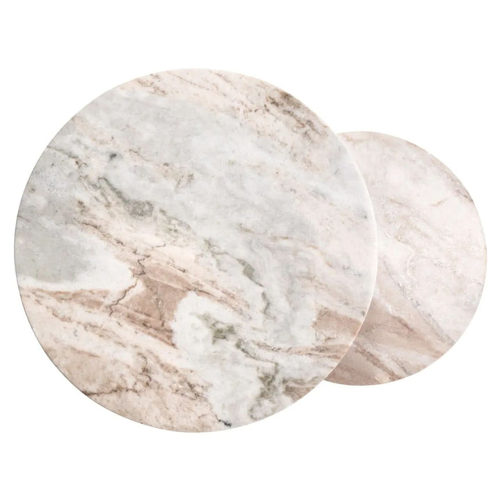 Richmond Interiors Bottega Blush Beige End Table (Set of 2)