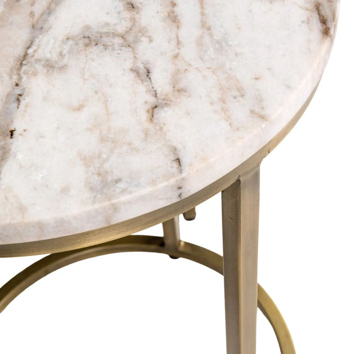 Richmond Interiors Bottega Blush Beige End Table (Set of 2)