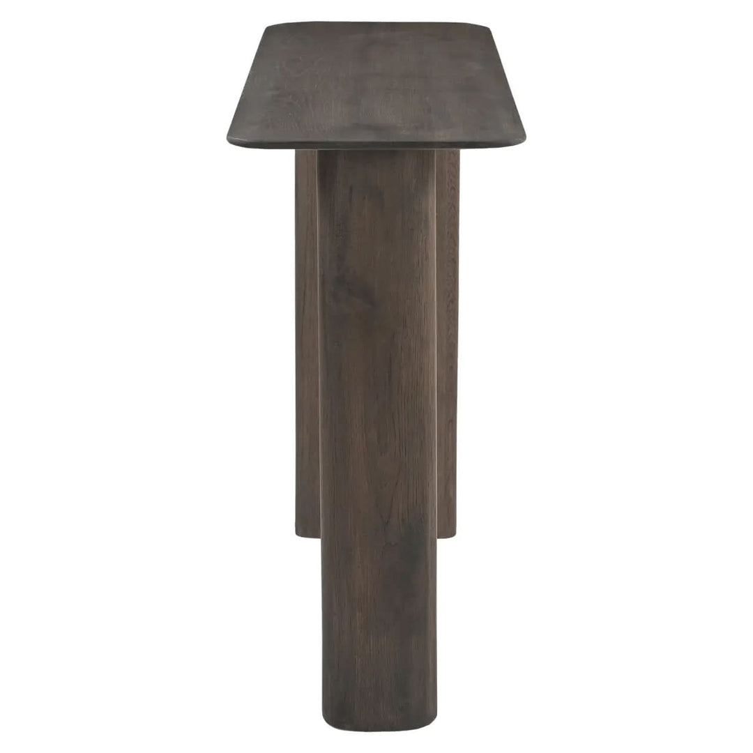 Richmond Interiors Castello Smoked Charchoal Console Table