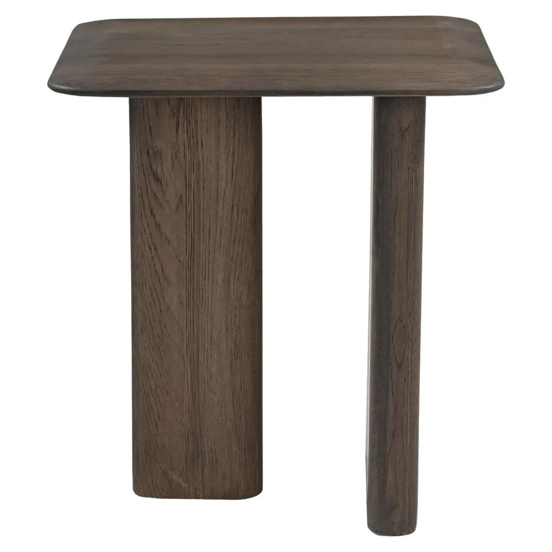Richmond Interiors Castello Smoked Charchoal Oak Top End Table
