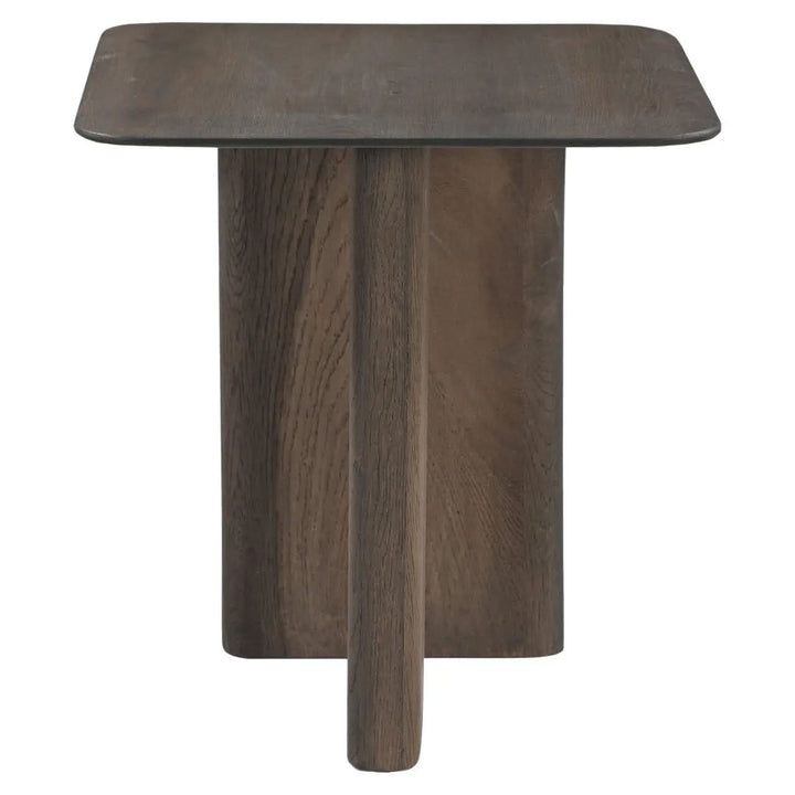 Richmond Interiors Castello Smoked Charchoal Oak Top End Table