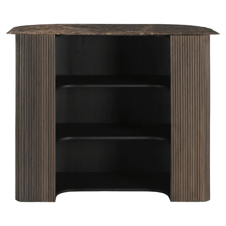Richmond Interiors Castello Smoked Charcoal Bar