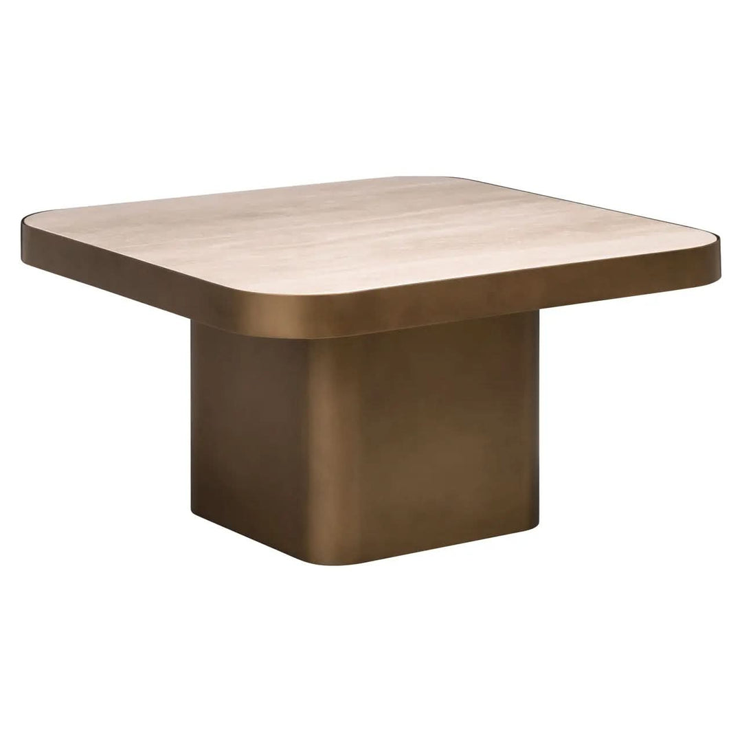 Richmond Interiors Claridge Small Coffee Table in Beige