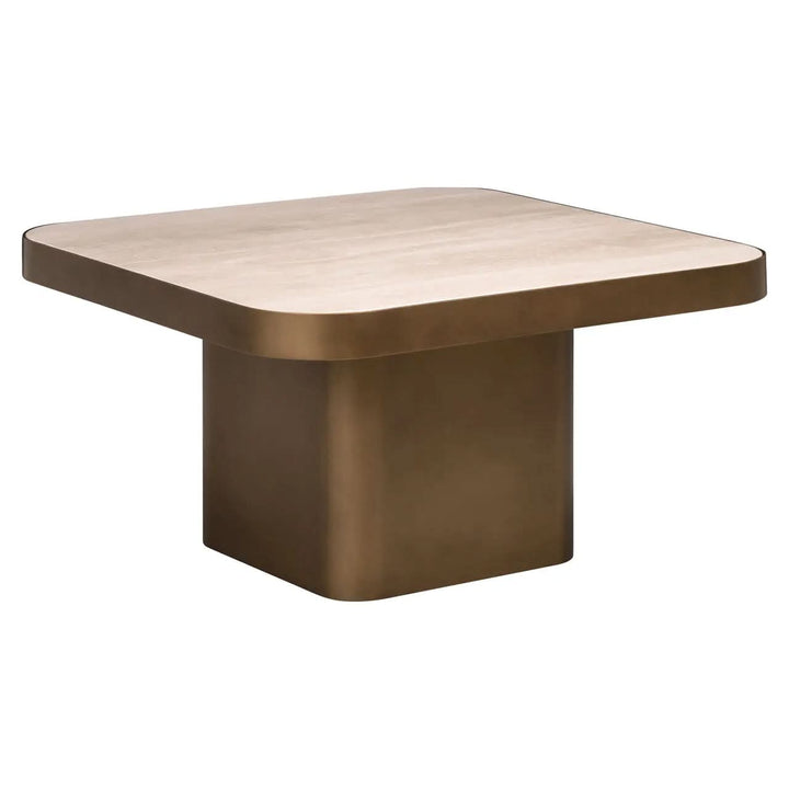 Richmond Interiors Claridge Small Coffee Table in Beige