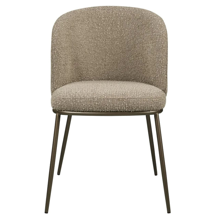 Richmond Interiors Elvi Mocca Chunky Dining Chair (Set of 2)