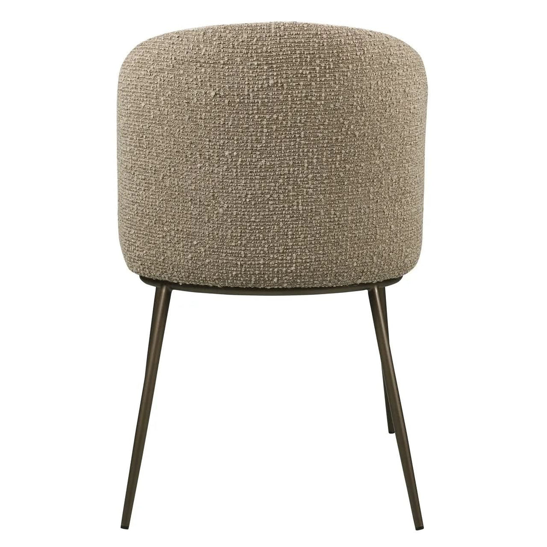 Richmond Interiors Elvi Mocca Chunky Dining Chair (Set of 2)