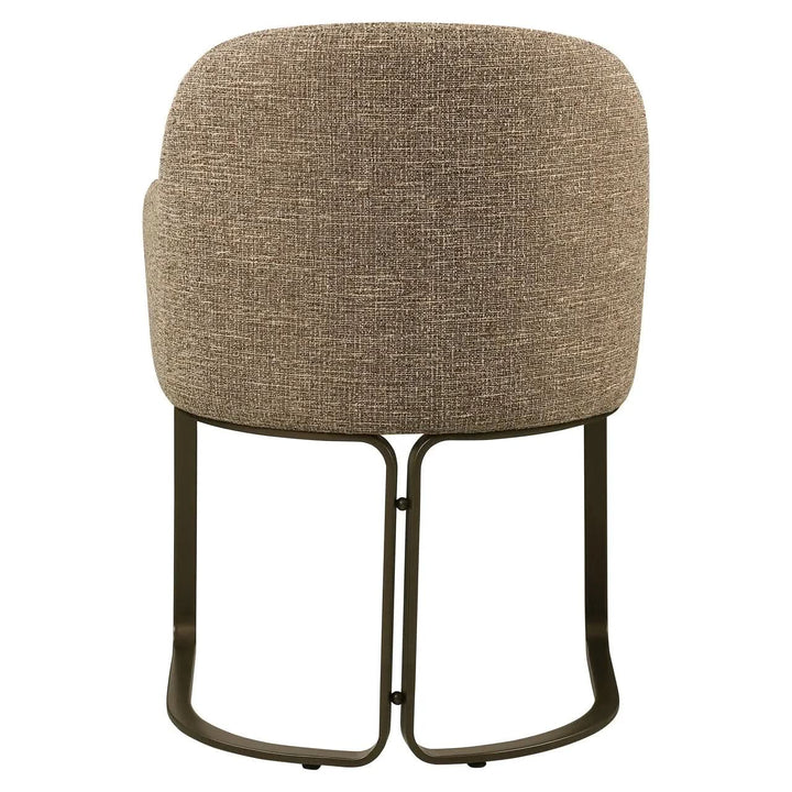 Richmond Interiors Hadley Brown Tweed Dining Chair