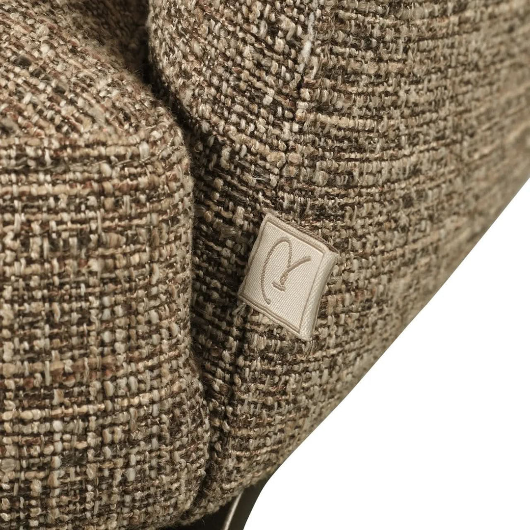 Richmond Interiors Hadley Brown Tweed Dining Chair