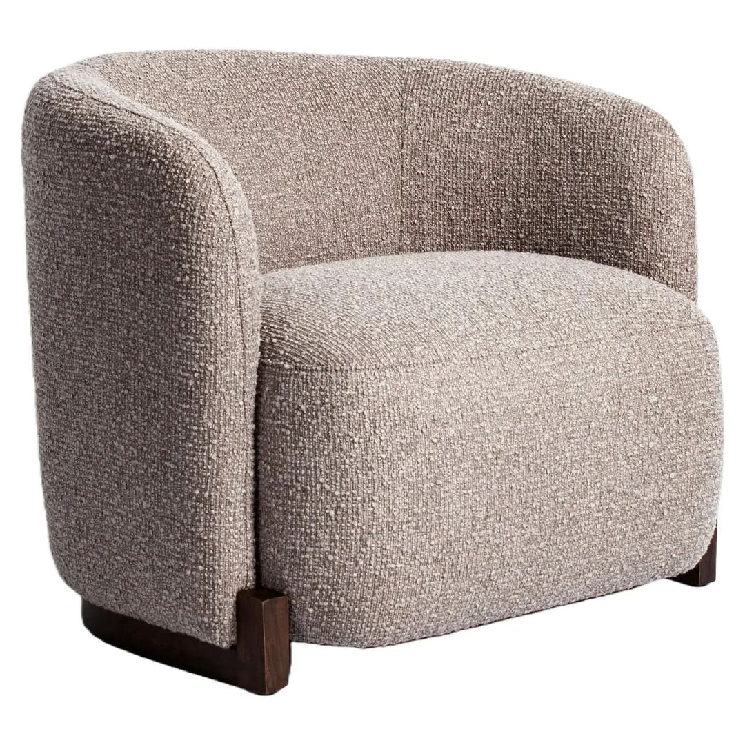 Richmond Interiors Hannah Mocca Chunky Lounge Chair