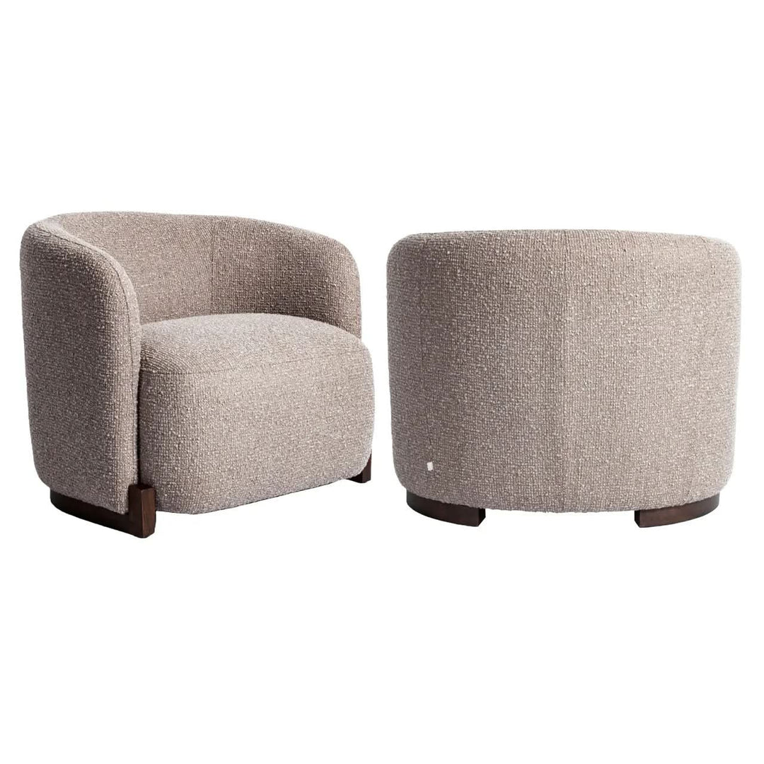 Richmond Interiors Hannah Mocca Chunky Lounge Chair