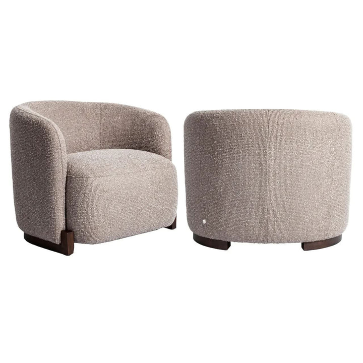 Richmond Interiors Hannah Mocca Chunky Lounge Chair