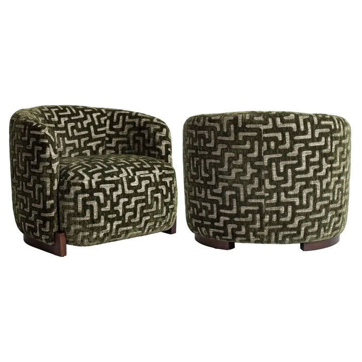 Richmond Interiors Hannah Moss Labyrinth Lounge Chair