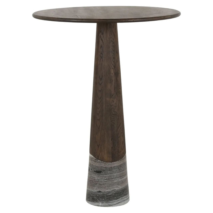 Richmond Interiors Harper Smoked Charchoal Bar Table
