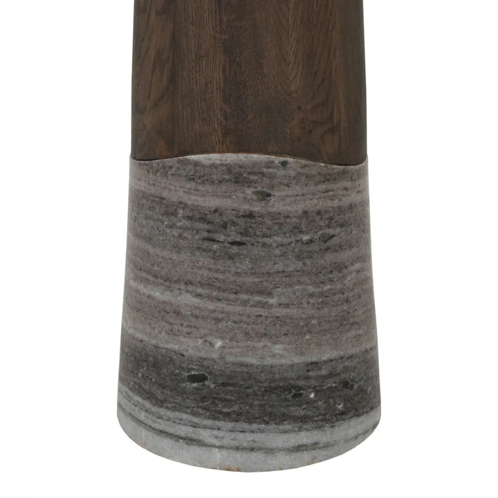 Richmond Interiors Harper Smoked Charchoal Bar Table