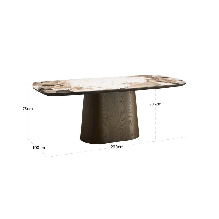 Richmond Interiors Langford Brown 200 Dining Table