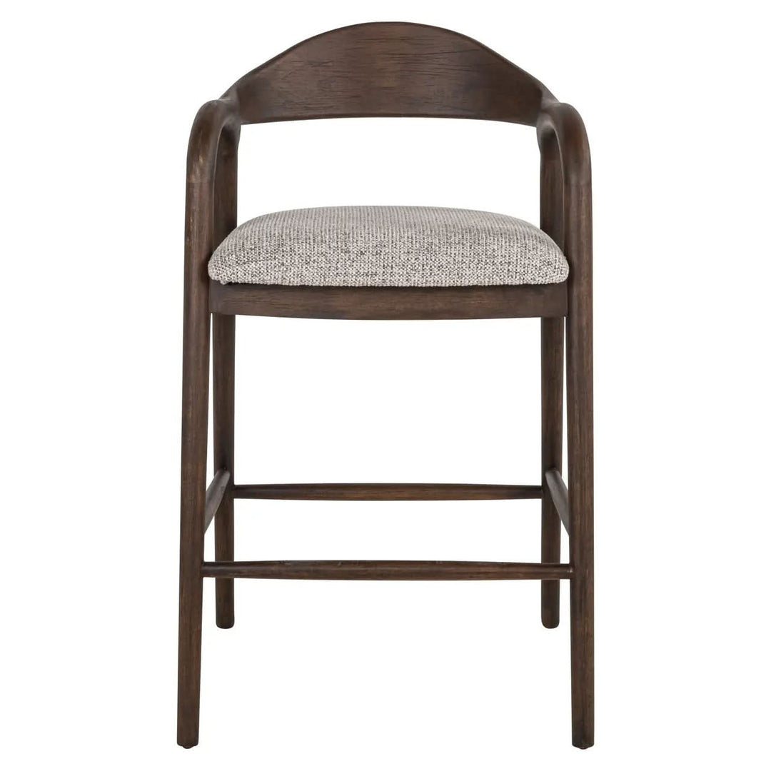 Richmond Interiors Mihara Mocca Fancy Counter Stool
