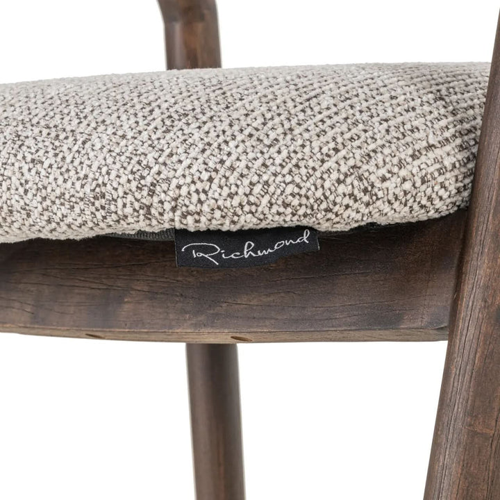 Richmond Interiors Mihara Mocca Fancy Counter Stool