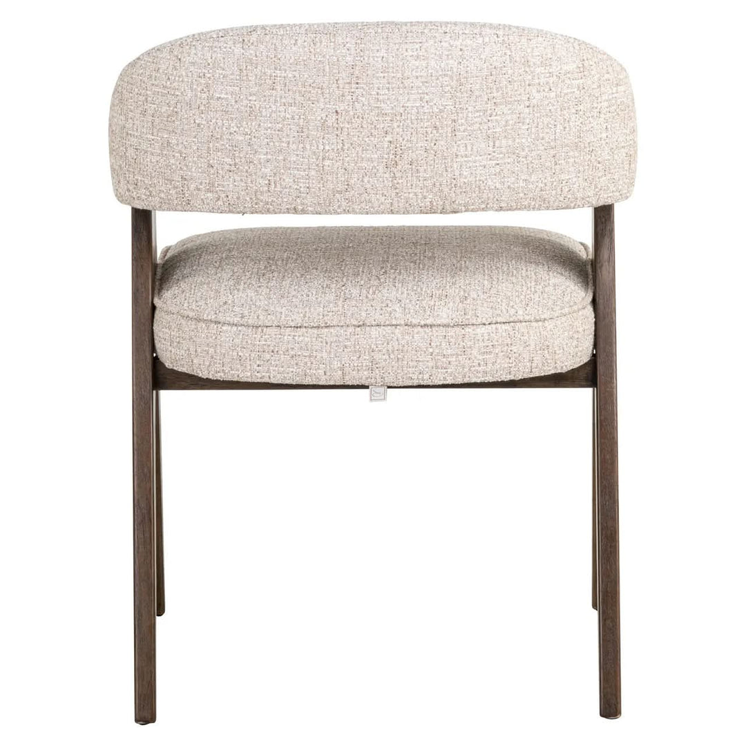 Richmond Interiors Mori Cream Tweed Dining Chair