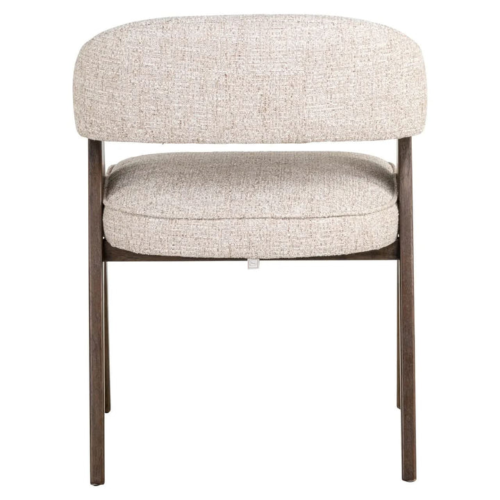 Richmond Interiors Mori Cream Tweed Dining Chair