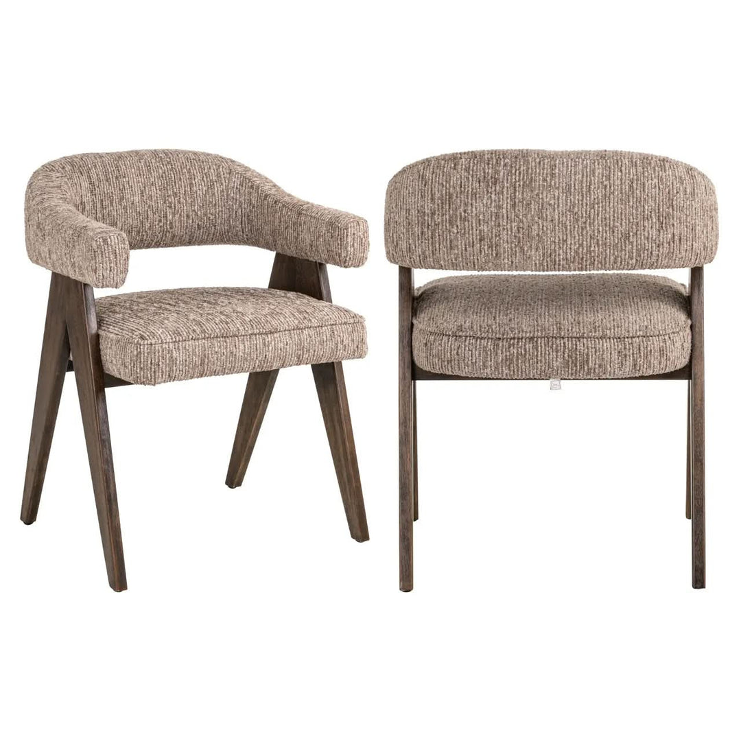 Richmond Interiors Mori Mocca Linear Dining Chair