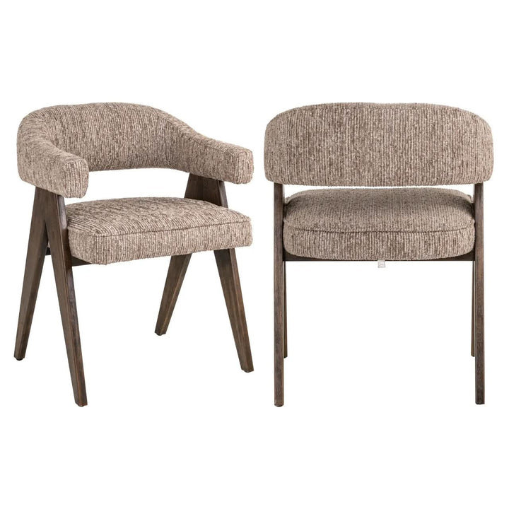 Richmond Interiors Mori Mocca Linear Dining Chair