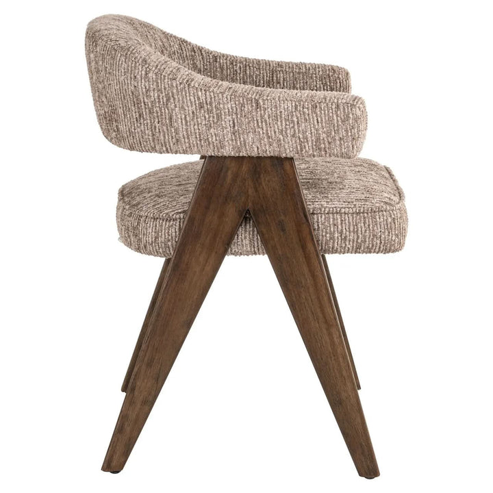 Richmond Interiors Mori Mocca Linear Dining Chair