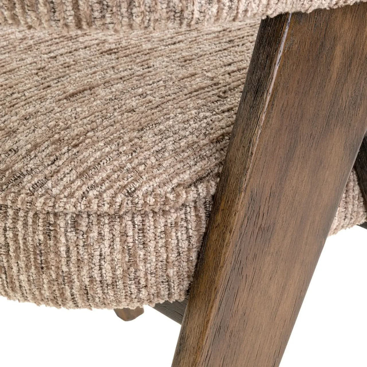 Richmond Interiors Mori Mocca Linear Dining Chair