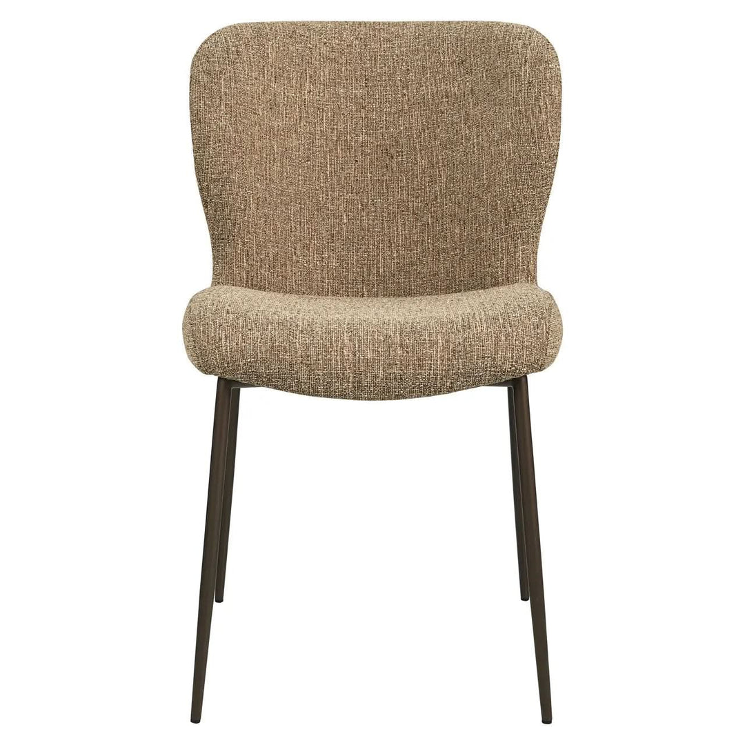 Richmond Interiors Odarby Brown Tweed Dining Chair (Set of 2)