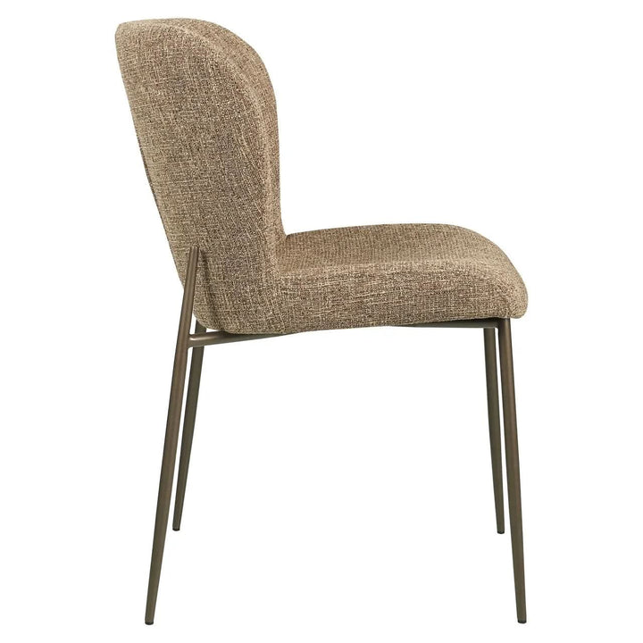Richmond Interiors Odarby Brown Tweed Dining Chair (Set of 2)