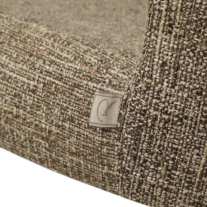 Richmond Interiors Odarby Brown Tweed Dining Chair (Set of 2)
