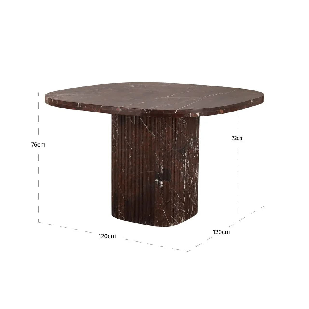 Richmond Interiors Orchid Burgundy Dining Table