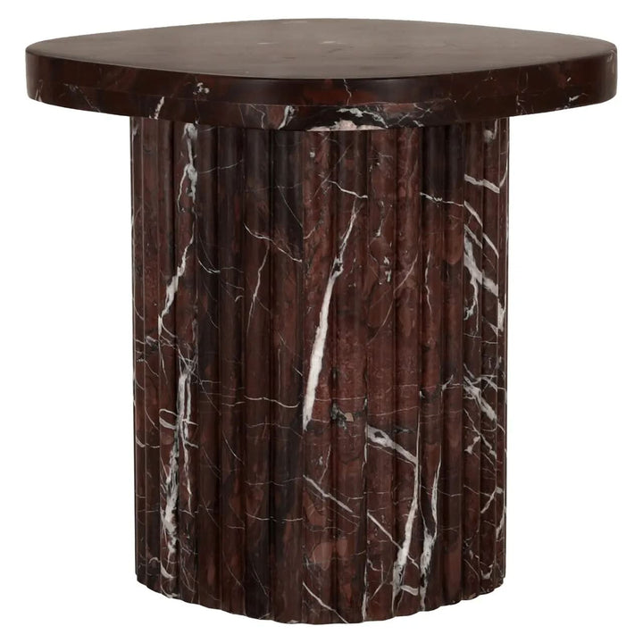 Richmond Interiors Orchid Burgundy End Table