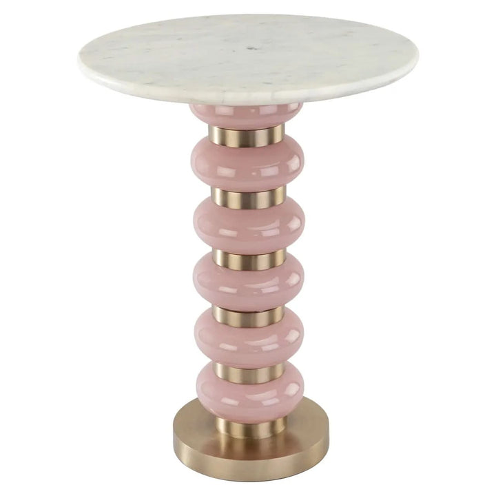 Richmond Interiors Villeray Pink End Table