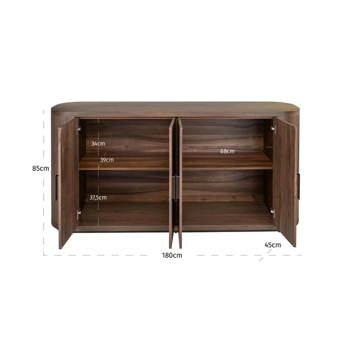 Richmond Interiors Windsor Walnut Sideboard