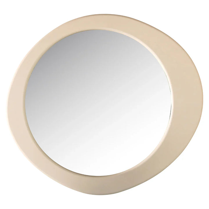 Richmond Interiors Clayton Beige Round Mirror
