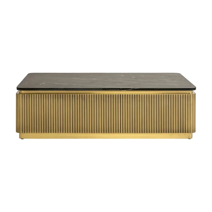 Richmond Interiors Ironville Rectangular Golden Coffee Table