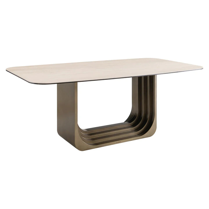 Richmond Interiors Maxfield Ceramic Marble 230cm Dining Table