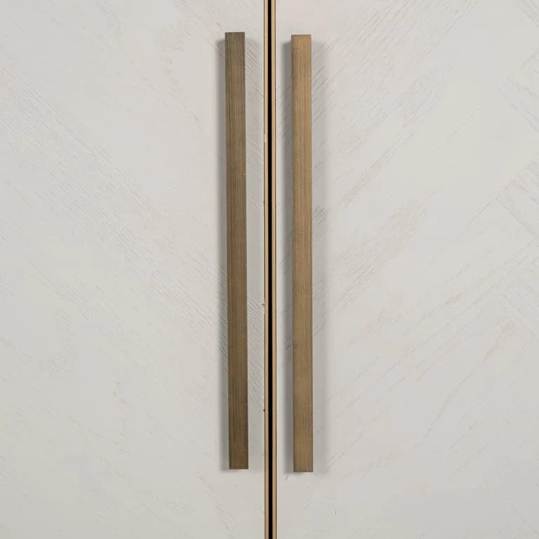 Richmond Interiors Whitebone Brass 4 Door Sideboard