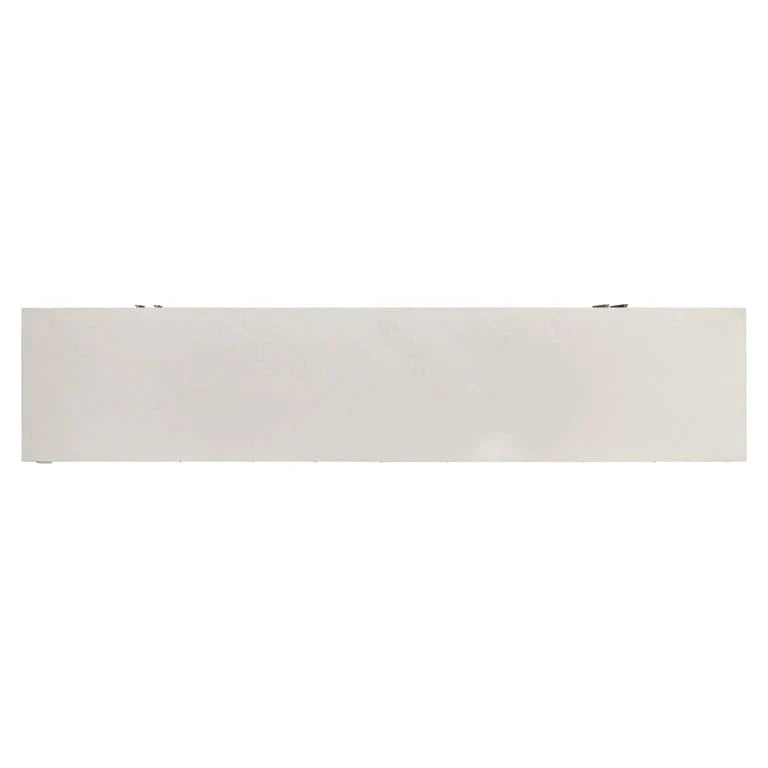 Richmond Interiors Whitebone Brass 200cm TV Unit